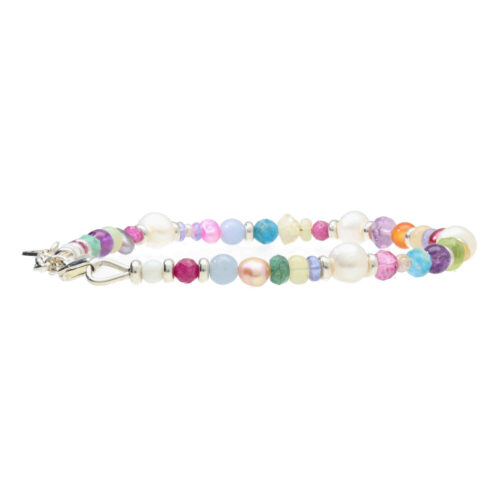 Armband Supreme – Multi Color – Multi gemstone – Sterling Zilver