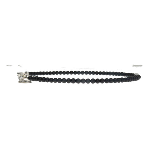 Enkelbandje Classic B3 – Onyx – Sterling Zilver