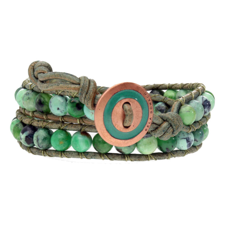Wikkelarmband Bohemian B6 - Glas Emaille - Varisciet-4
