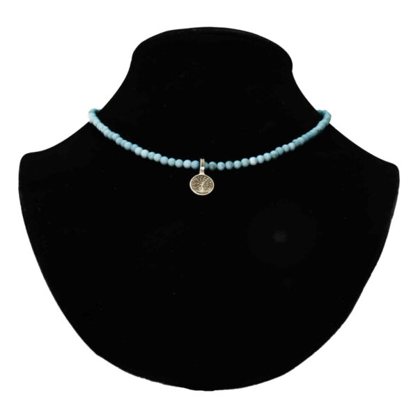 Ketting Bohemian B4 - Turquoise - Messing