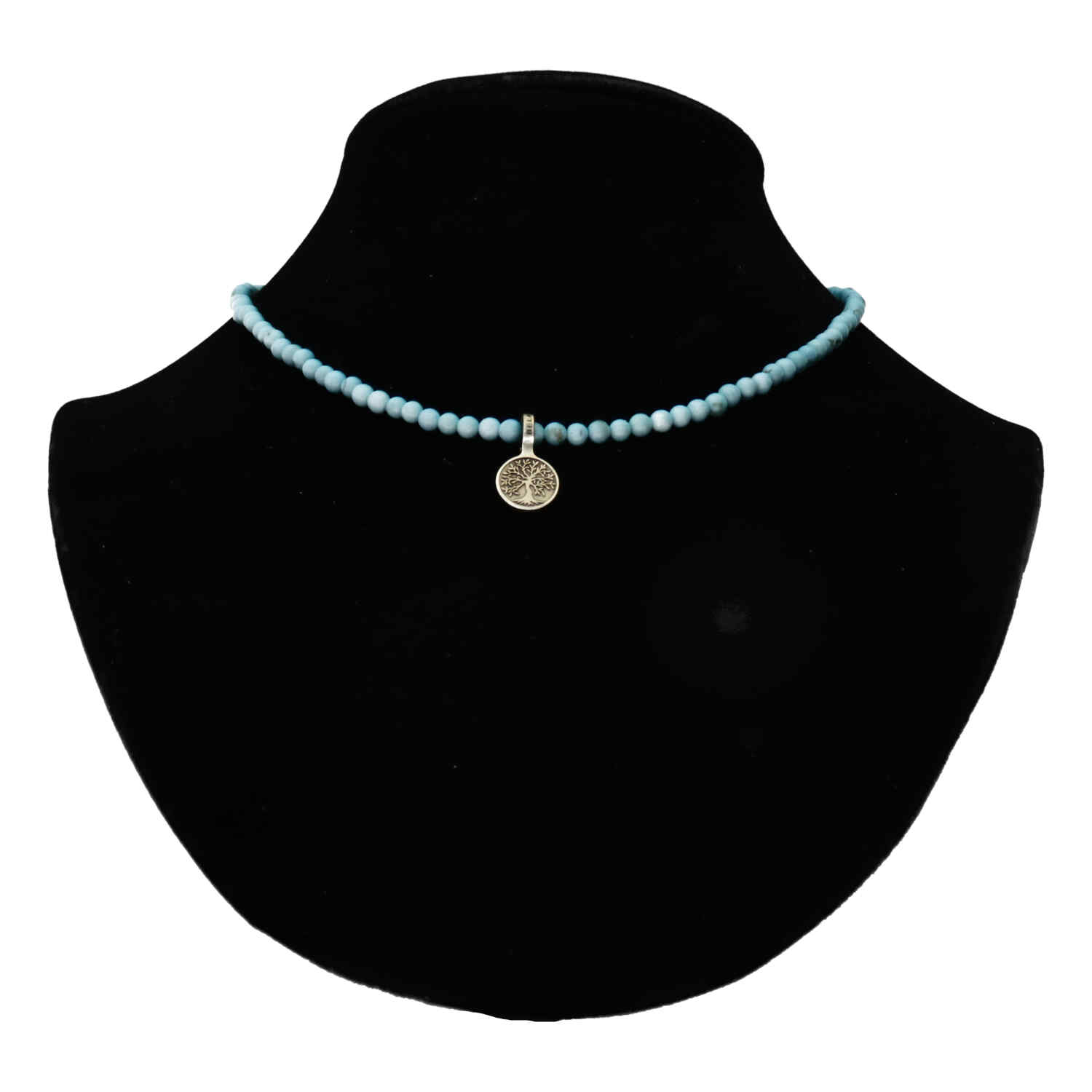 Ketting Bohemian B4 - Turquoise - Messing-1
