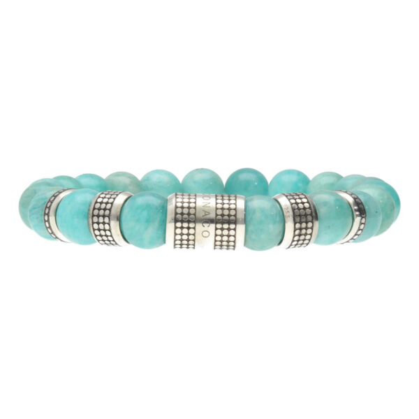 Armband Luxury B10 – Amazoniet - Sterling Zilver