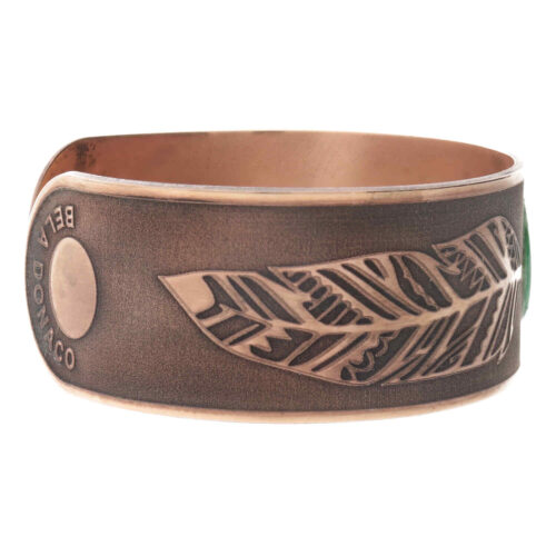 Armband Native Art – Groen  – Brons – Resin Art