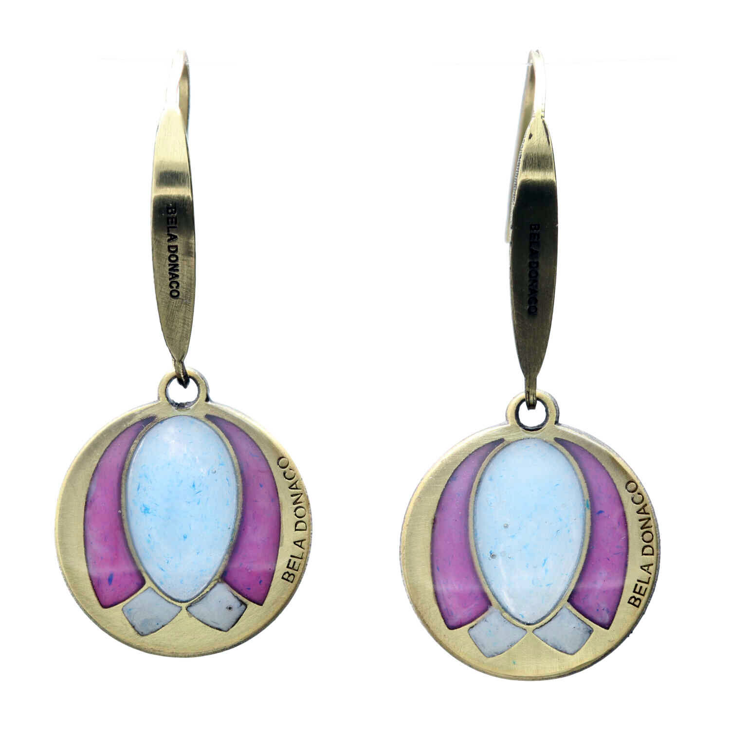 Oorbellen Art Deco - Resin Art - Tulp