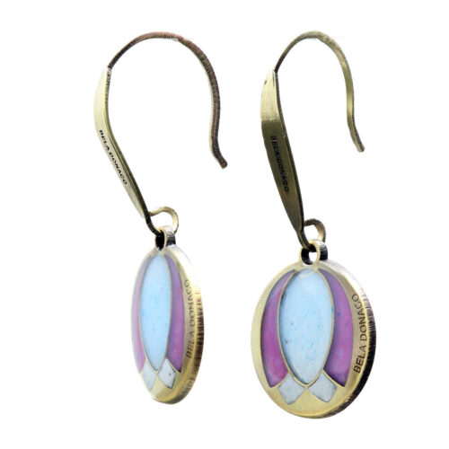 Oorbellen Art Deco – Resin Art – Tulpen