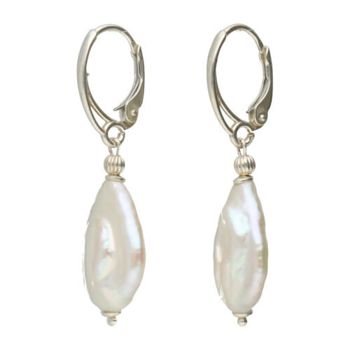 Gevlochten zwarte – Elegante Halsketting en Oorbellen met Parels – Statement