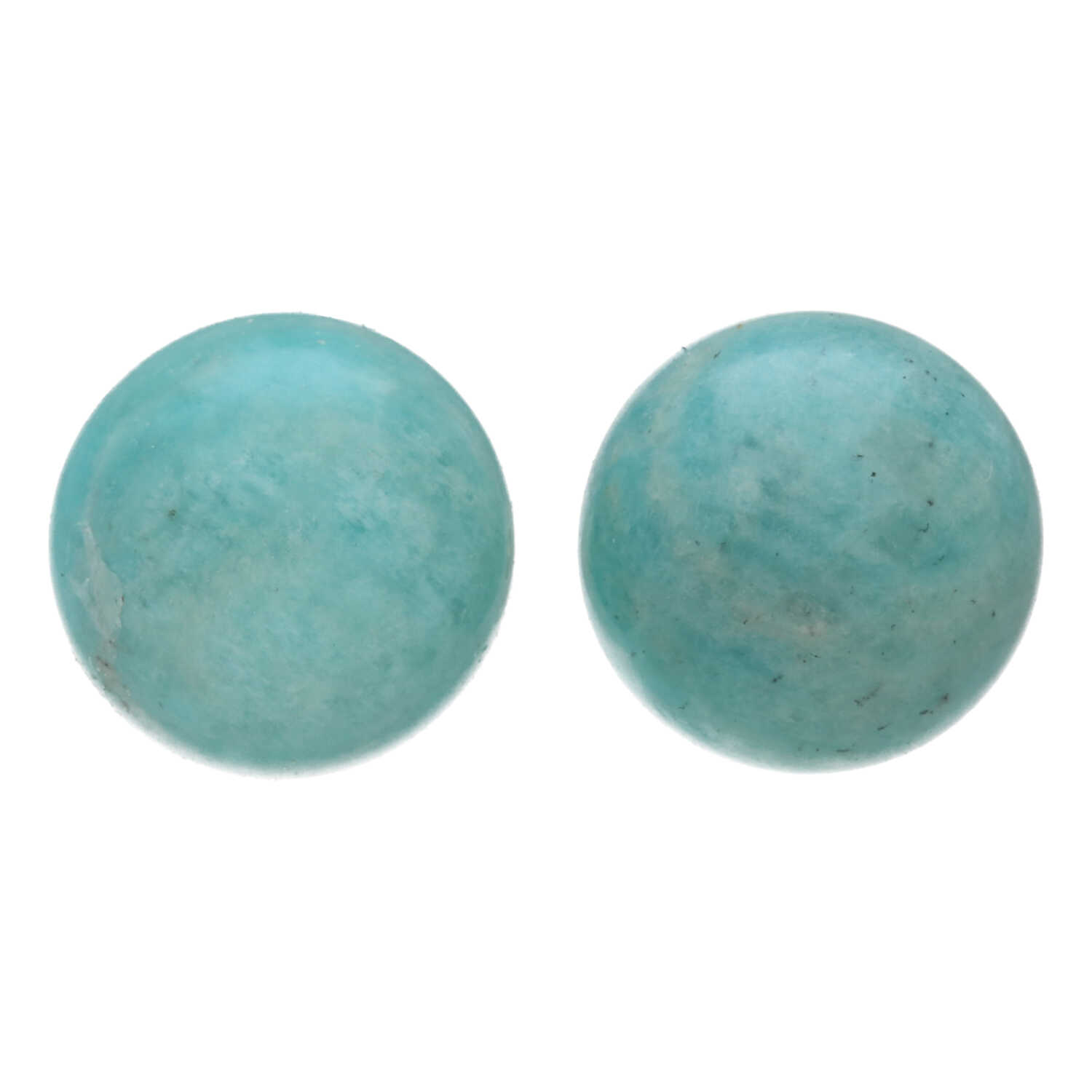 Oorknopjes - Classic - B10 - Amazoniet - Sterling Zilver